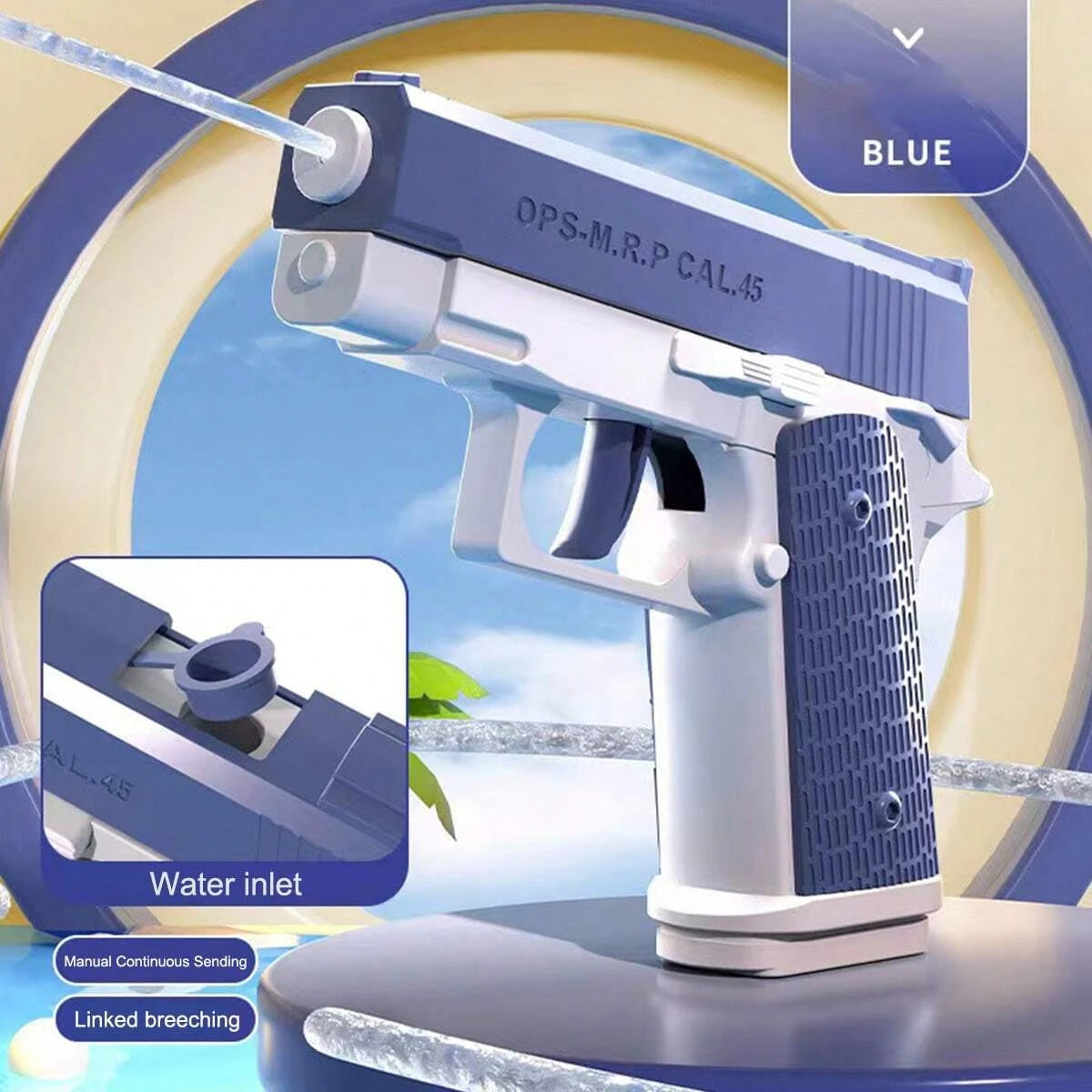 M1911 Water Gun Toy – Squirt Gun for Kids & Adults, Summer Pool & Beach Shooting Game, Outdoor Water Blaster Pistol