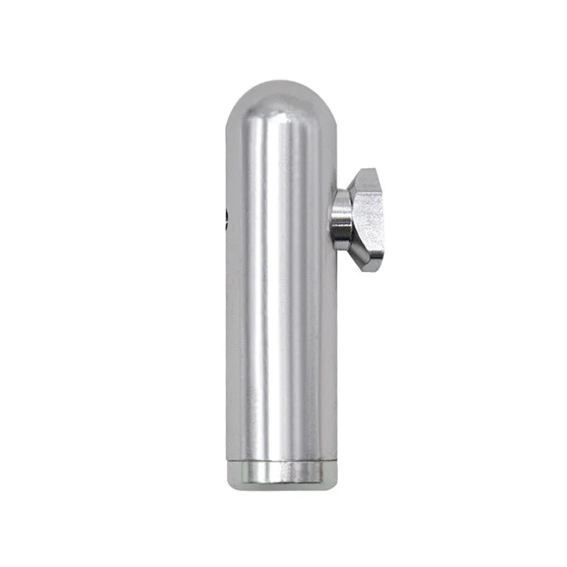 Mini Aluminum Snuff Tube - 54mm Colored Metal Round Nose Bullet-Style Container