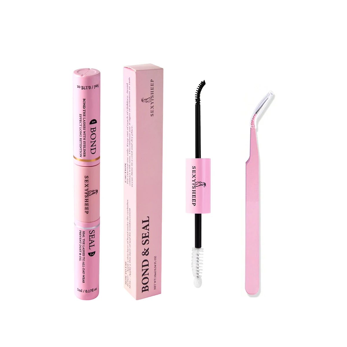 48H Eyelash Glue and Seal for Clusters β Strong Hold, Long-Lasting Adhesive for Lash Extensions