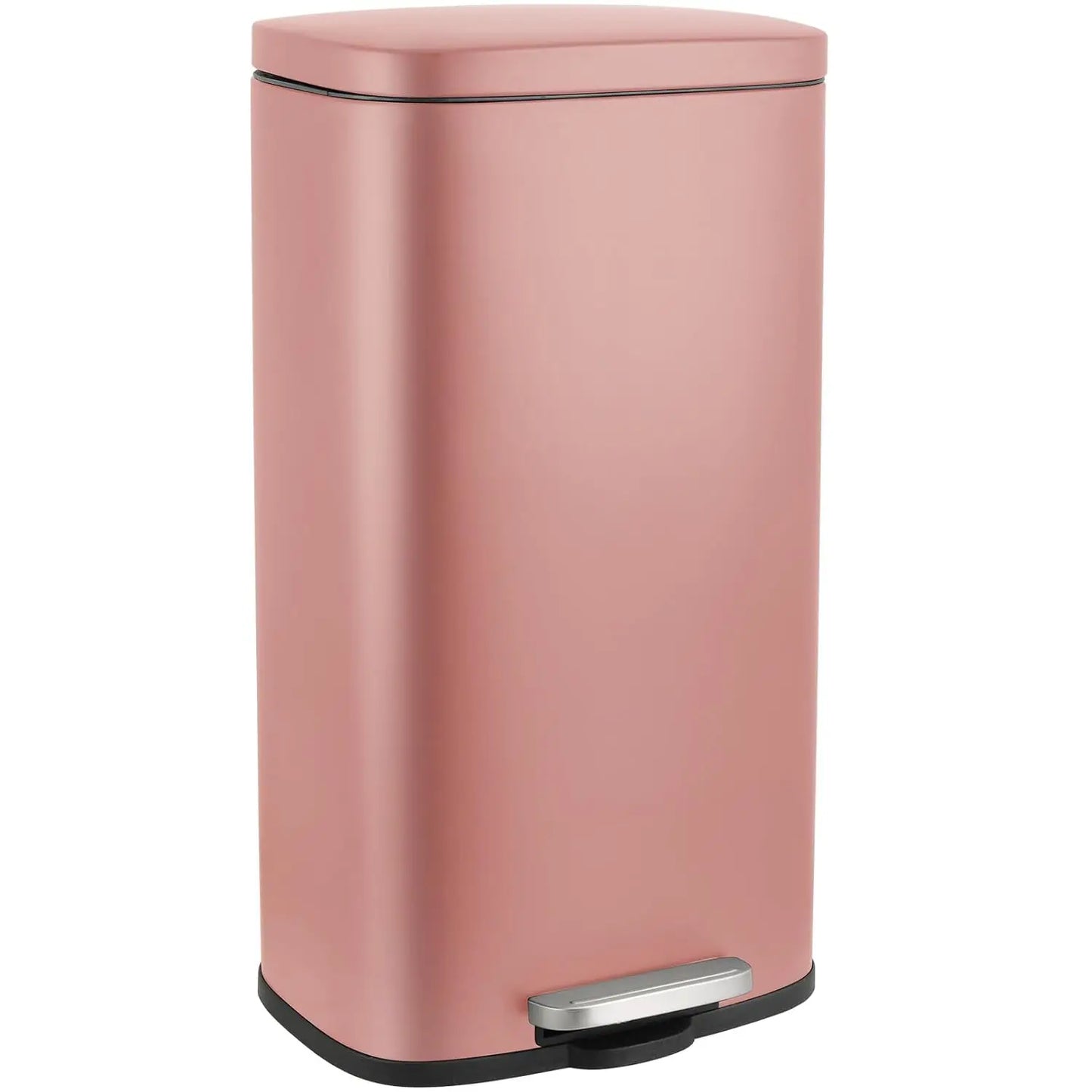 50L Stainless Steel Step Trash Can β Kitchen & Home Garbage Bin for Office, Bedroom, Garage, Living Room & Bathroom