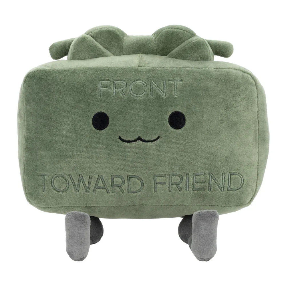 20CM Kawaii Claymore Green Square Plush Doll – Soft Clay Plush Pillow Toy, Collectible Anime Style Gift for Kids Birthday & Decor