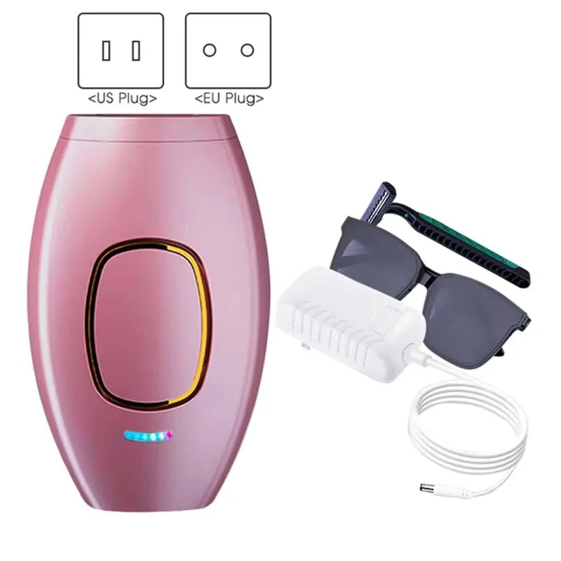 Body Bikini IPL Hair Removal Device — 500,000 Flash Permanent Painless Laser Epilator for Women, Home Use