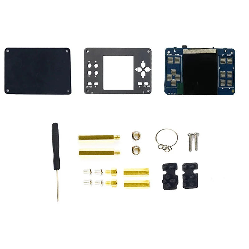 Raspberry Pi Zero 2 W Game Kit - 1.54-Inch LCD Game Hat with Case, Speaker & Charging Function