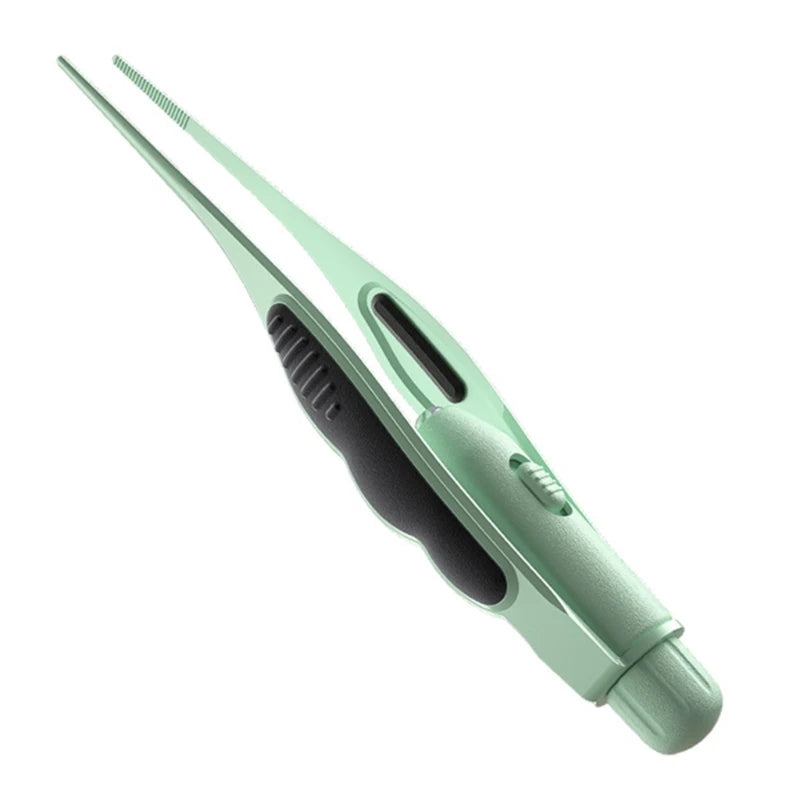 LED Ear Wax Removal Tweezers - Anti-Slip Lighted Ear Pick & Earwax Cleaning Tool