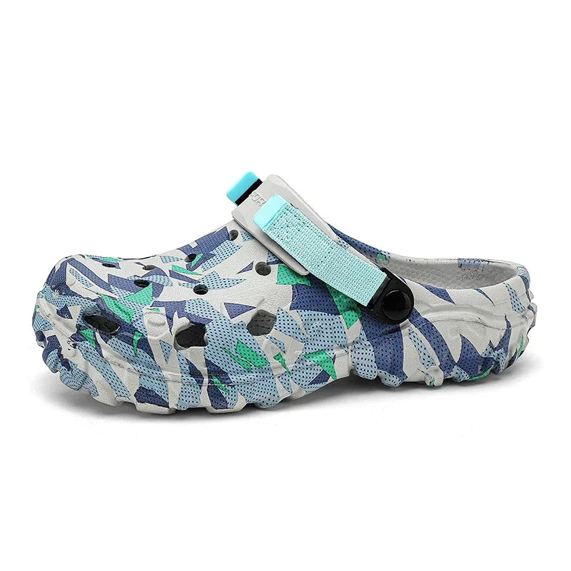 Men’s Clogs & Sandals – Camouflage Garden Shoes, Outdoor Flip Flops & Home Slippers
