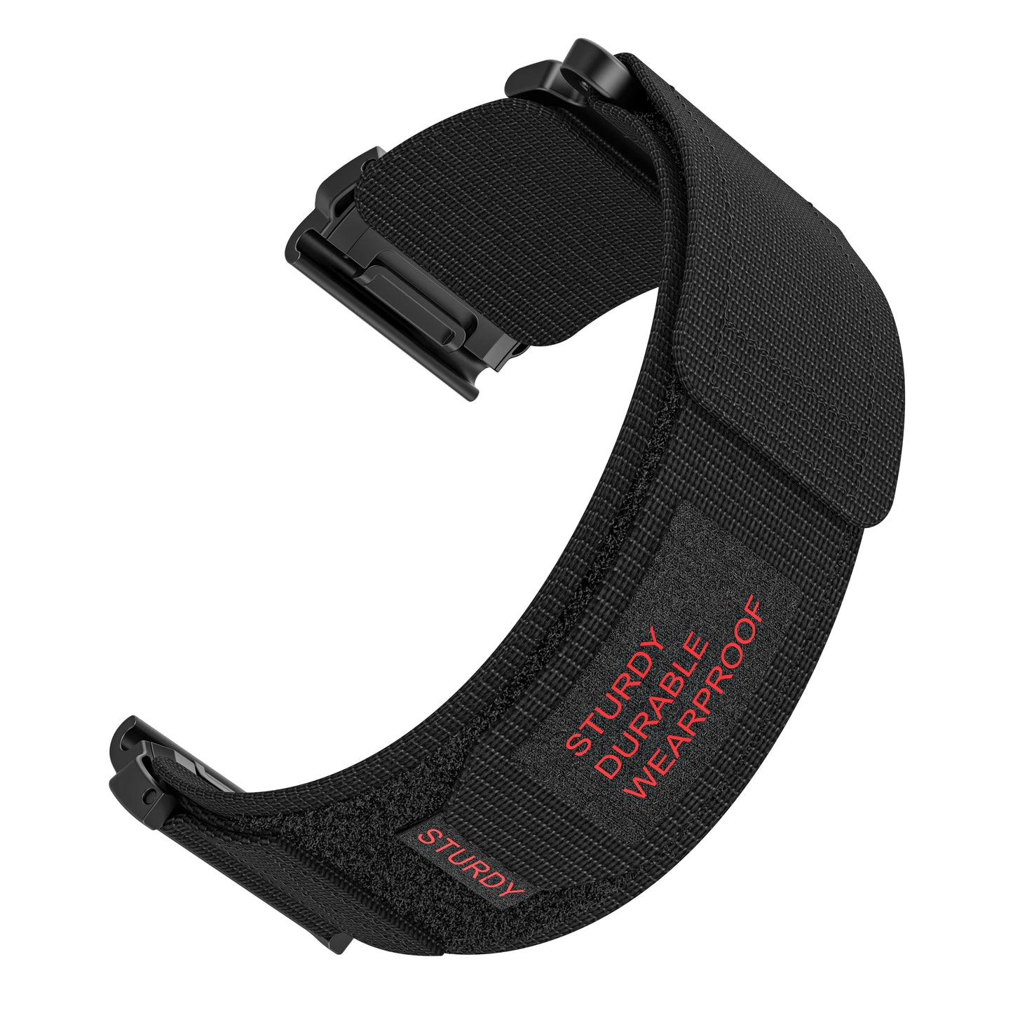 QuickFit Velcro Nylon Watch Band Strap – 20mm/22mm/26mm Compatible with Garmin Fenix 8E, Fenix 7/6 Pro, Epix 2 Pro & Forerunner 955/965 Replacement Strap