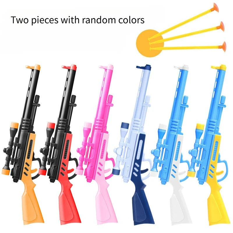Suction Cup Dart Toy Gun - Plastic Interactive Pistol Game for Kids, Educational Party Toy & Gift Bag Filler