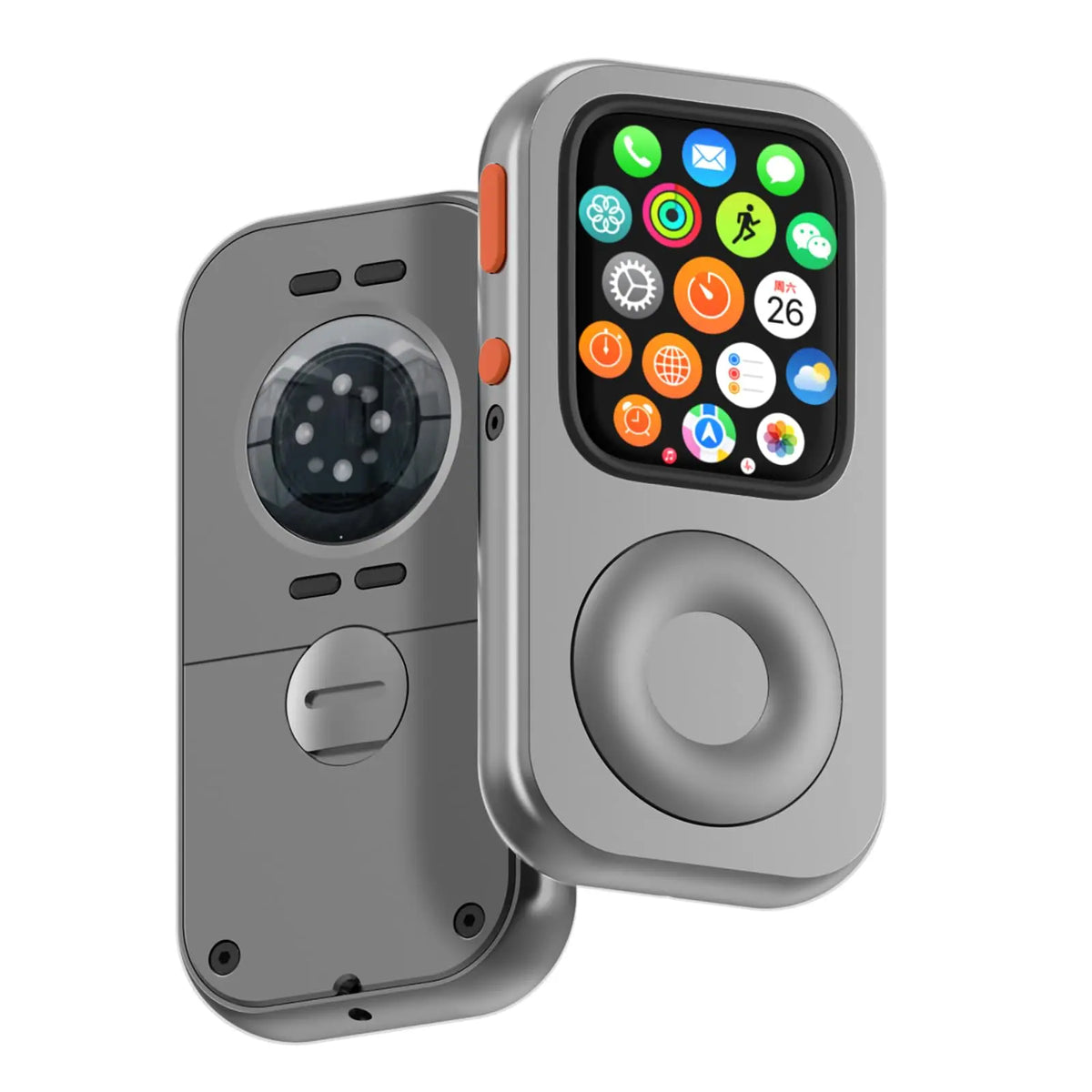 RePod Aluminum Alloy Apple Watch Case - Protective Click Wheel Cover for Series 7, 8 & 9