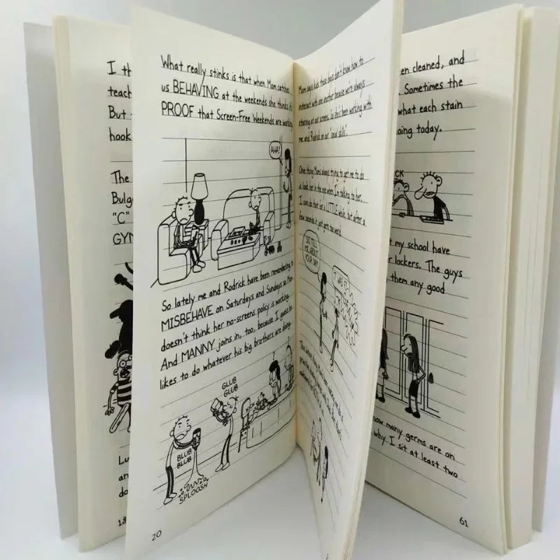 10-Book Set Diary of a Wimpy Kid – English Children’s Fiction Books Volumes 1-10