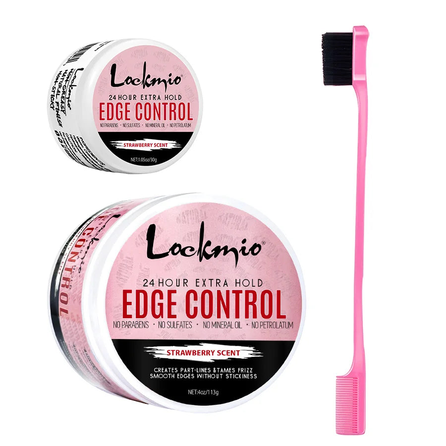 Edge Control Gel for Women & Kids – 30g Long-Lasting Anti-Frizz Hair Wax, Strong Hold Smoothing Styling Pomade for Natural Finish