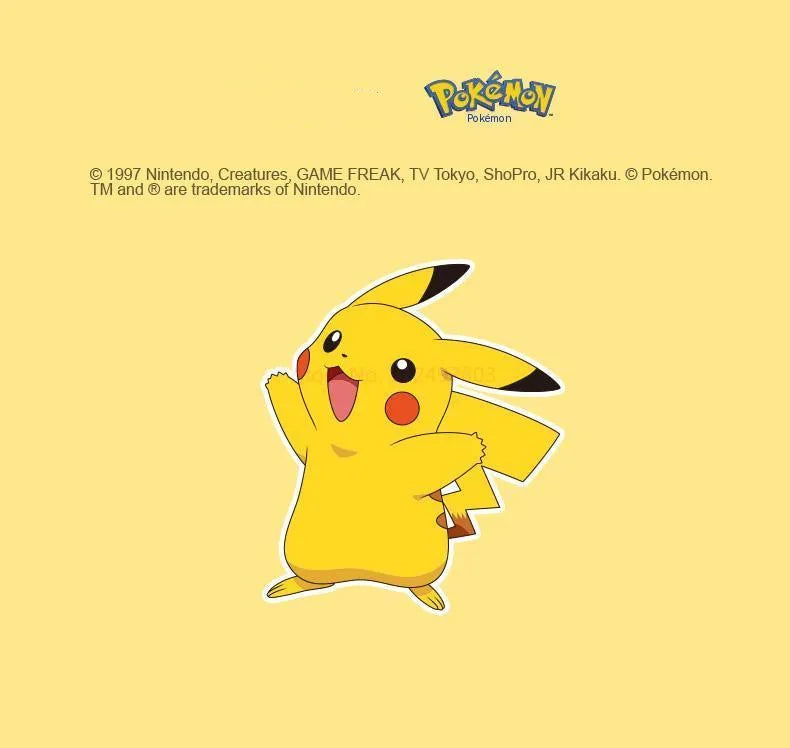 Pokémon Pikachu Wireless Bluetooth 5.0 Earphones – Noise Reduction Sport Headphones with Touch Control & Mic, Universal Gift