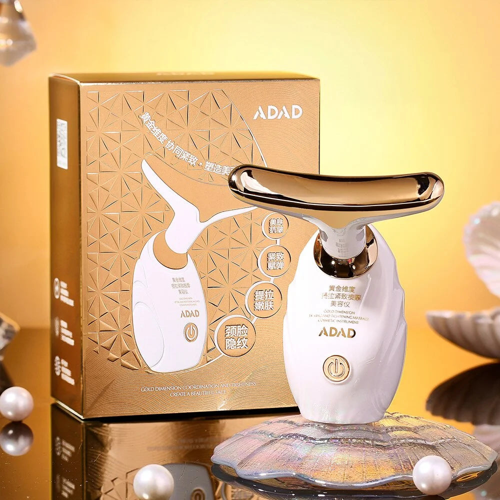 Microcurrent Face & Neck Lifting Device - Eye Massage, Skin Rejuvenation & Anti-Aging Beauty Massager