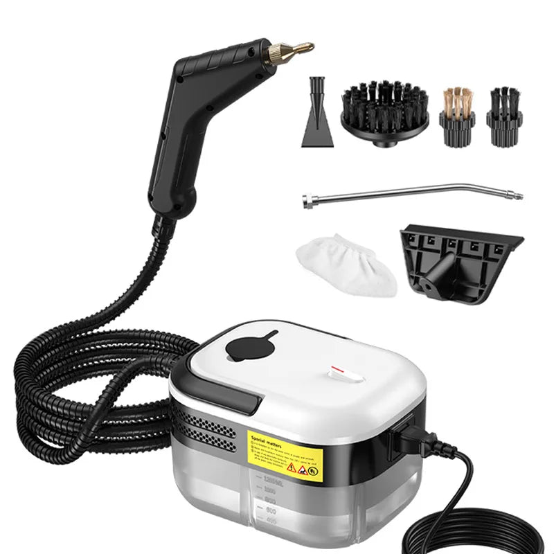 High-Temperature Steam Cleaner – Sterilization for Kitchen, AC, Home & Car, 110V US / 220V EU Plug