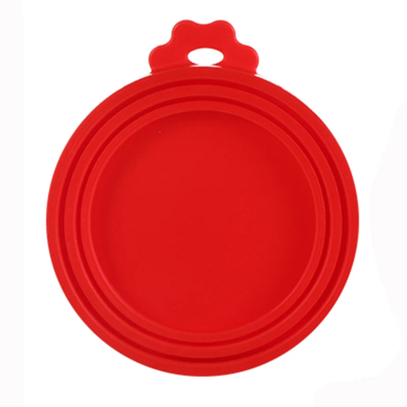 Reusable Silicone Food Can Lid β Sealed Storage Top Cap for Puppy, Dog & Cat Feeders