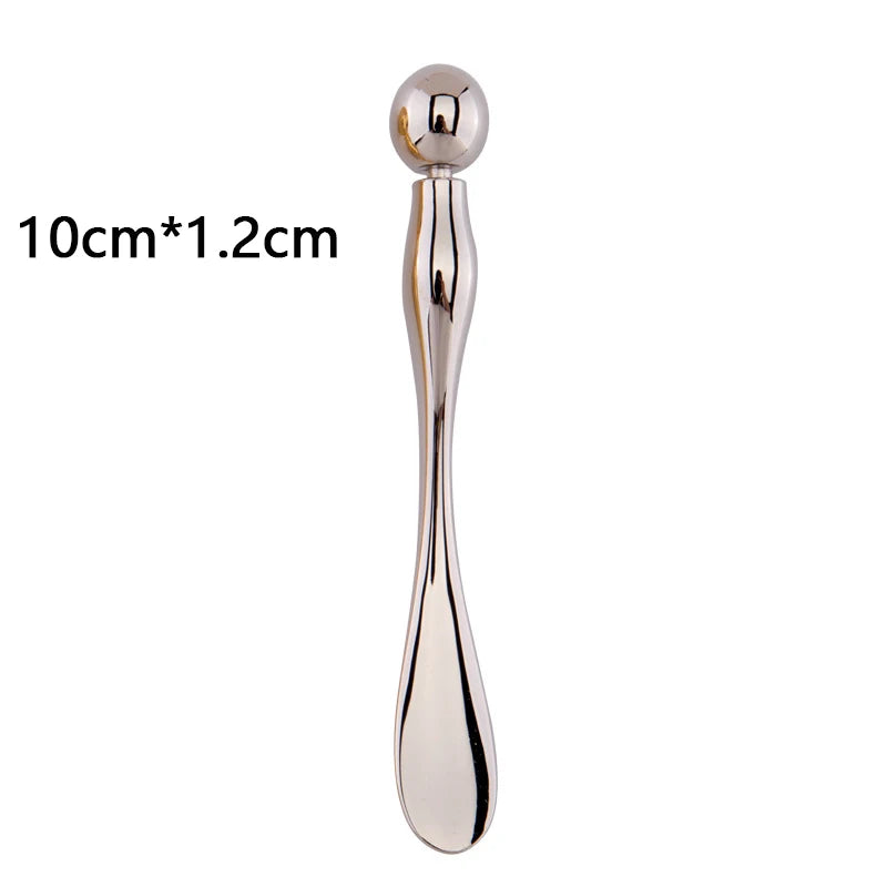 Metal Face Massage Stick β Anti-Wrinkle Eye Cream Applicator & Mask Mixing Spatula for Facial Care