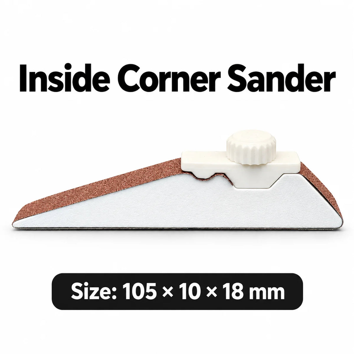 Adjustable Handheld Sandpaper Holder - Quick-Release Sanding & Polishing Tool for Woodworking and Model Making
