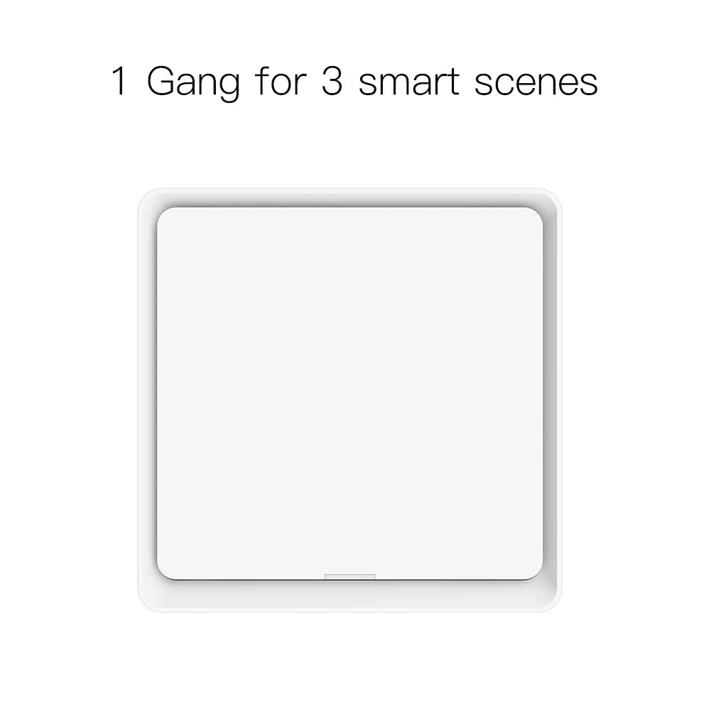 MOES 4-Gang Tuya ZigBee Wireless Scene Switch – Battery-Powered Smart Controller for Tuya Automation