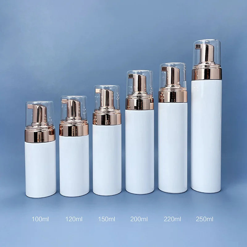 Refillable Plastic Foamer Pump Bottle - Soap & Cleanser Dispenser, 100ml/120ml/150ml Empty Hand Sanitizer Bottle