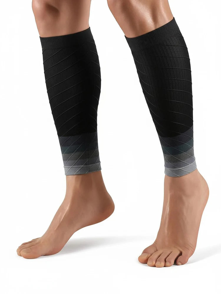 Calf Compression Sleeves - 20-30mmHg Footless Leg Support for Running, Sports and Marathon Training