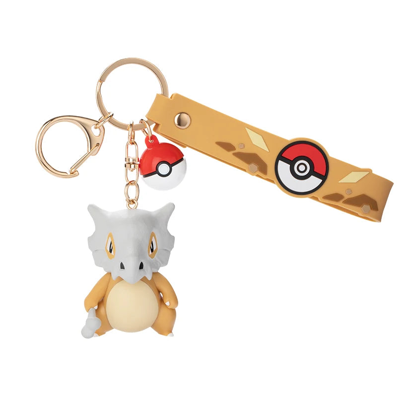Genuine Pokémon Keychain Figures – Morpeko, Gengar, Meowth, Cubone & Jigglypuff Anime Action Toy Keyring Fragrance Pendant Gift