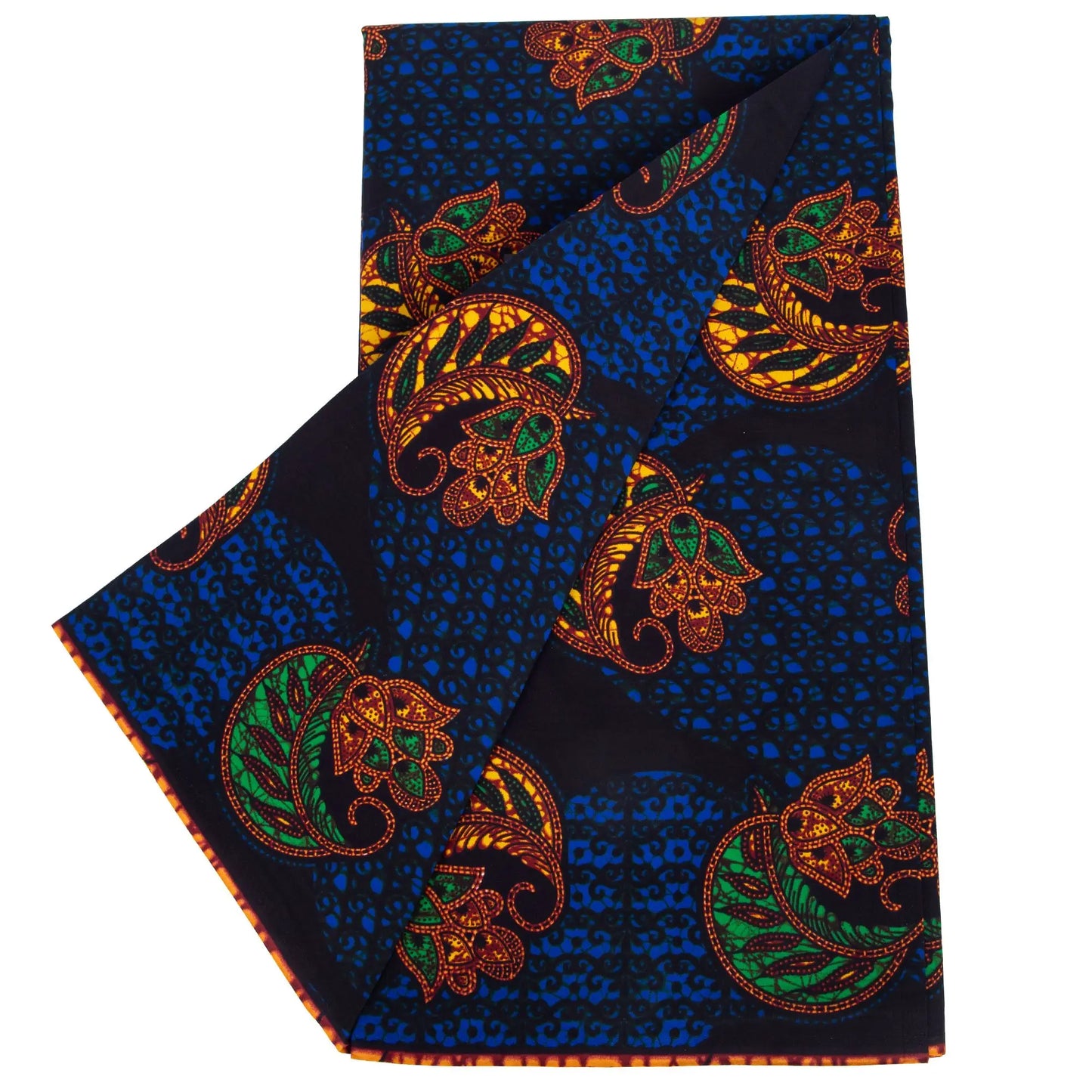 Fashion Ankara African Wax Fabric - 100% Cotton Real Wax Pagne for Long Dresses, Sewing & Crafts