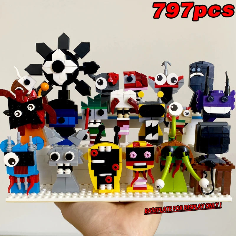 New Moc Incredibox Sprunki Building Blocks Toy – Horror Anime Music Game Gift for Birthday & Christmas 2/2