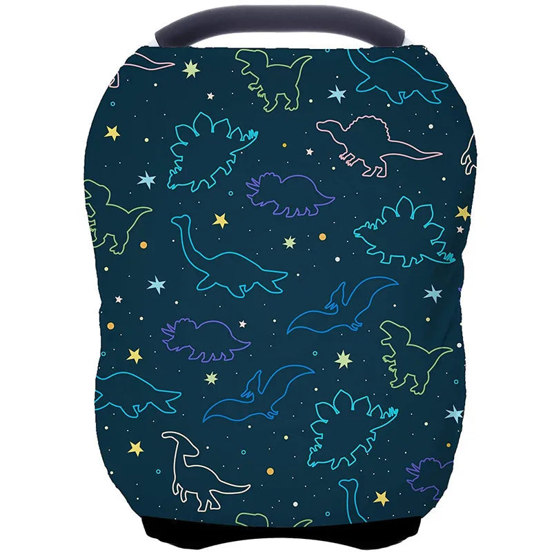 Baby Nursing Cover - Multi-Use Infant Car Seat Canopy Stroller High Chair Shopping Cart Privacy Cover