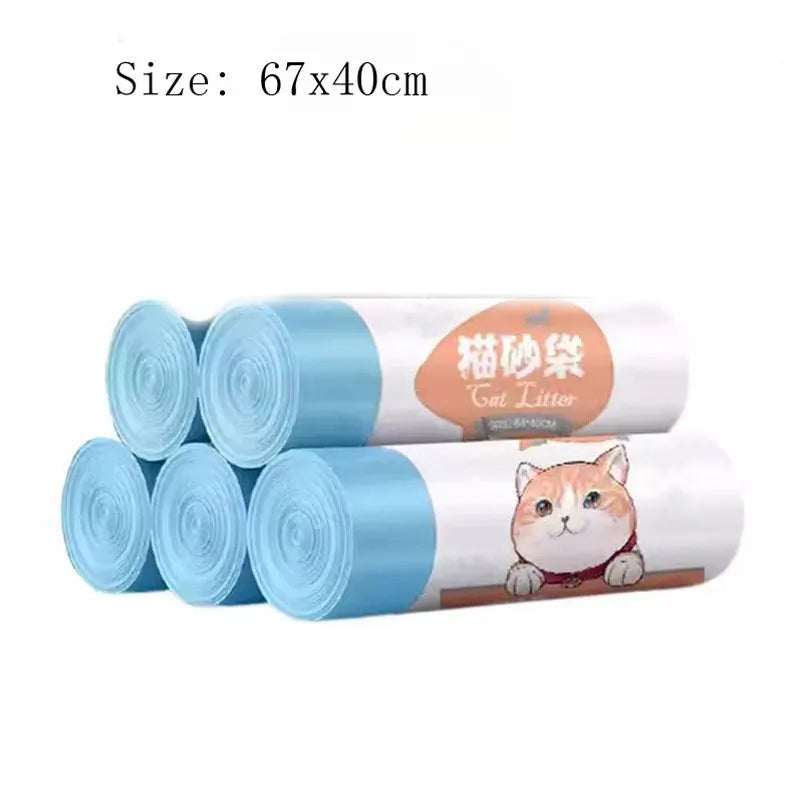 Smart Cat Litter Box Waste Bags - Thickened Drawstring Garbage Bags for Neakasa & CatLink Systems