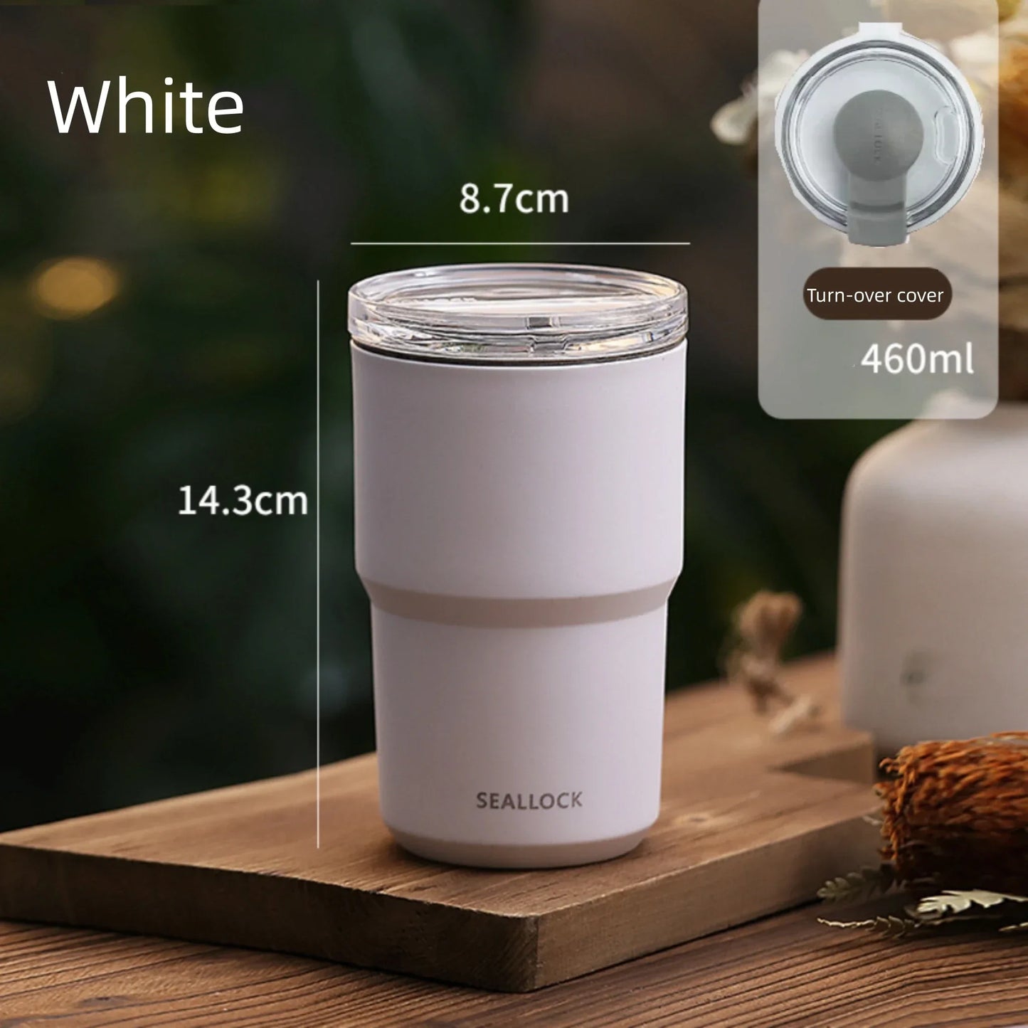 304 Stainless Steel Thermos Cup – Double-Layer Insulated Large Capacity Portable Travel Mug for Coffee & Water, Office Use