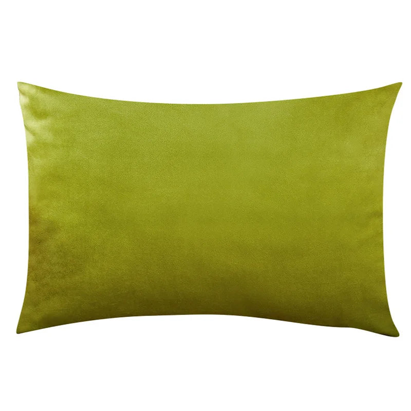 Soft Velvet Plaid Cushion Covers – 30x50 cm Pillowcases for Living Room Sofa, Nordic Home Decor