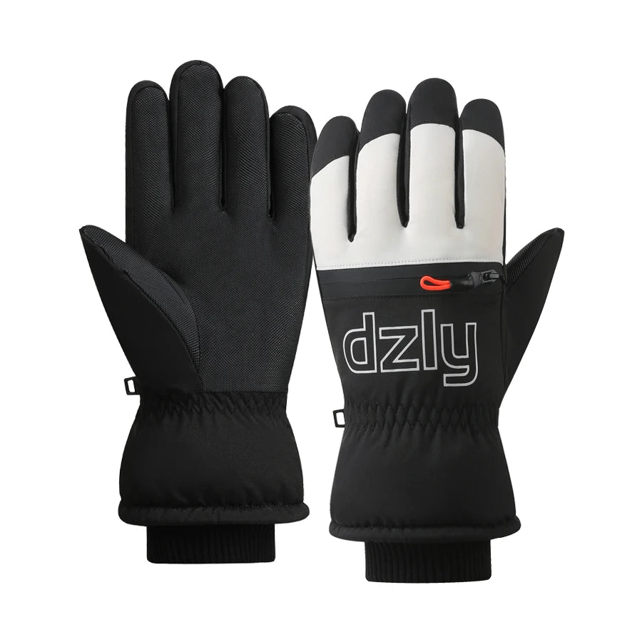 Adult Winter Ski & Snowboard Gloves – Waterproof Warm Motorcycle Riding Gloves for Men & Women