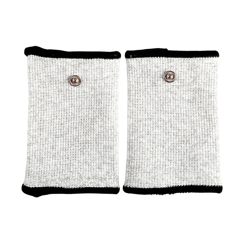 Conductive Silver Fiber Electrode Gloves & Socks – Muscle Stimulator TENS Bracer for Hand & Foot Massage