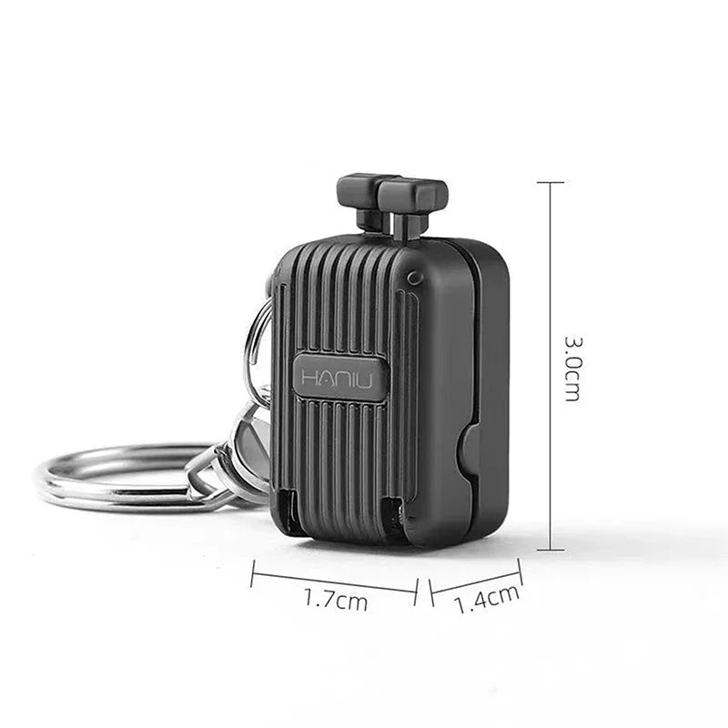 Exquisite Foldable Nail Clippers Keychain – Stainless Steel Fingernail & Toenail Manicure Trimmer