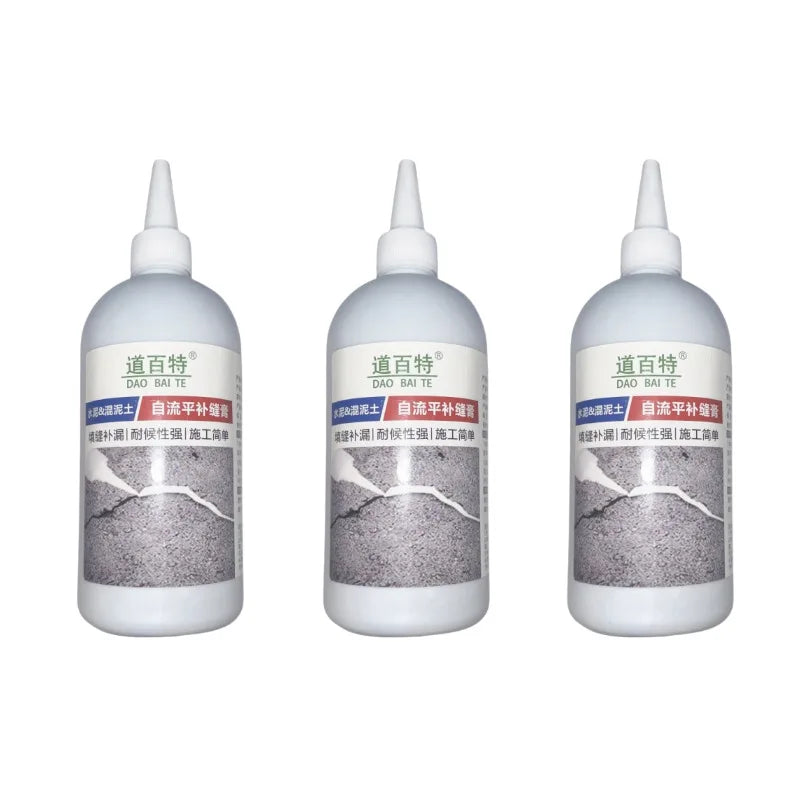 Waterproof Concrete Crack Filler - Quick-Setting Adhesive Leak Repair Sealant for Roofs, Walls, Floors, and Pools