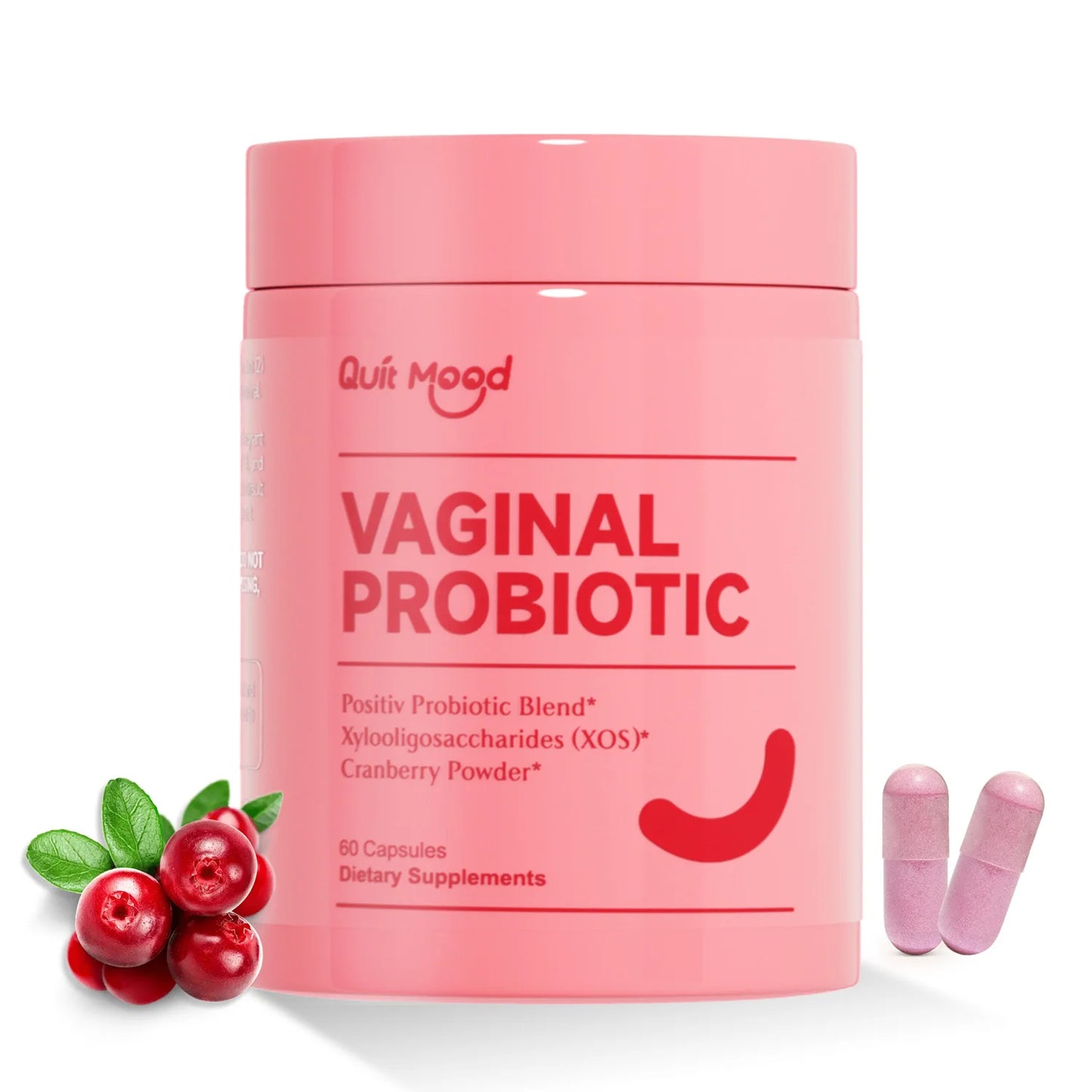 Quitmood Queen’s Women’s Daily V-Probiotics – pH Balance, Odor Control & Yeast Support