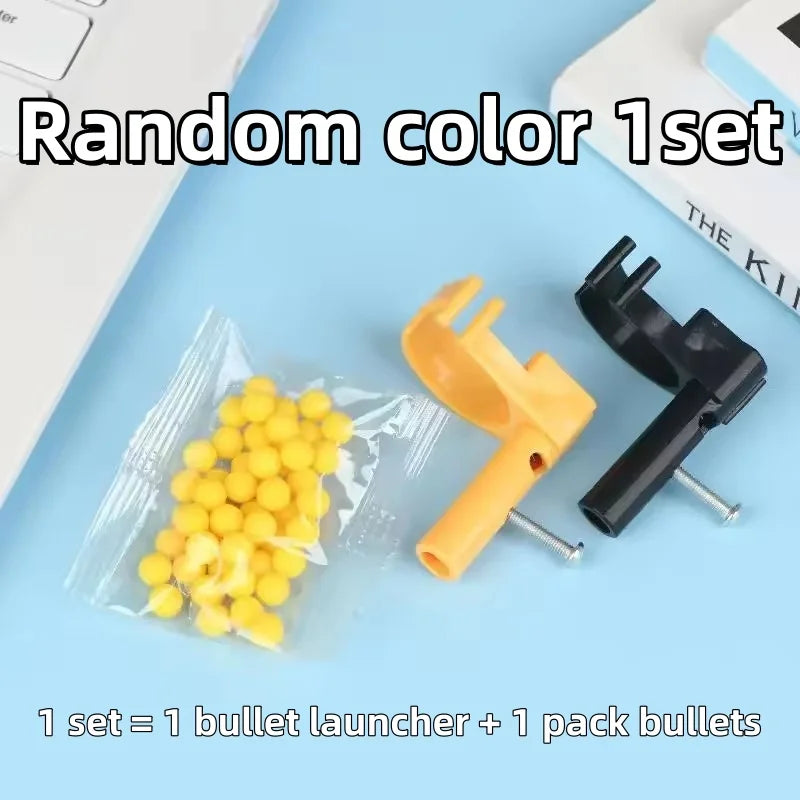 Mini Hidden Plastic Paper Ball Launcher - Safe Party Prank Toy & Fun Gift Gadget