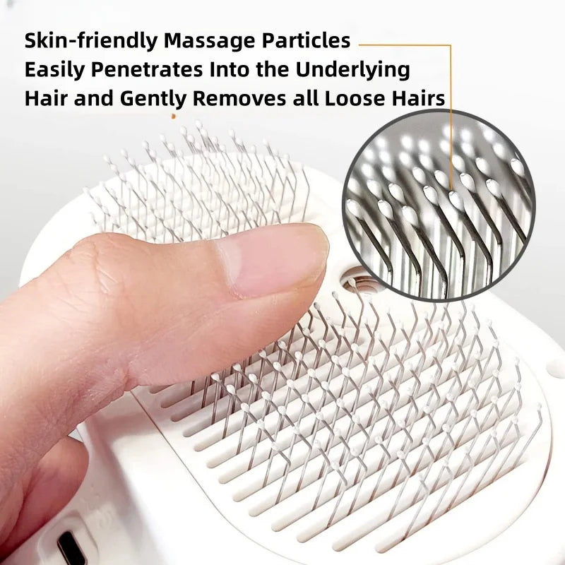 Pet Grooming Comb Spray - Remove Floating Hair, Prevent Static Electricity for Long-Haired Dogs and Cats, Styling Aid