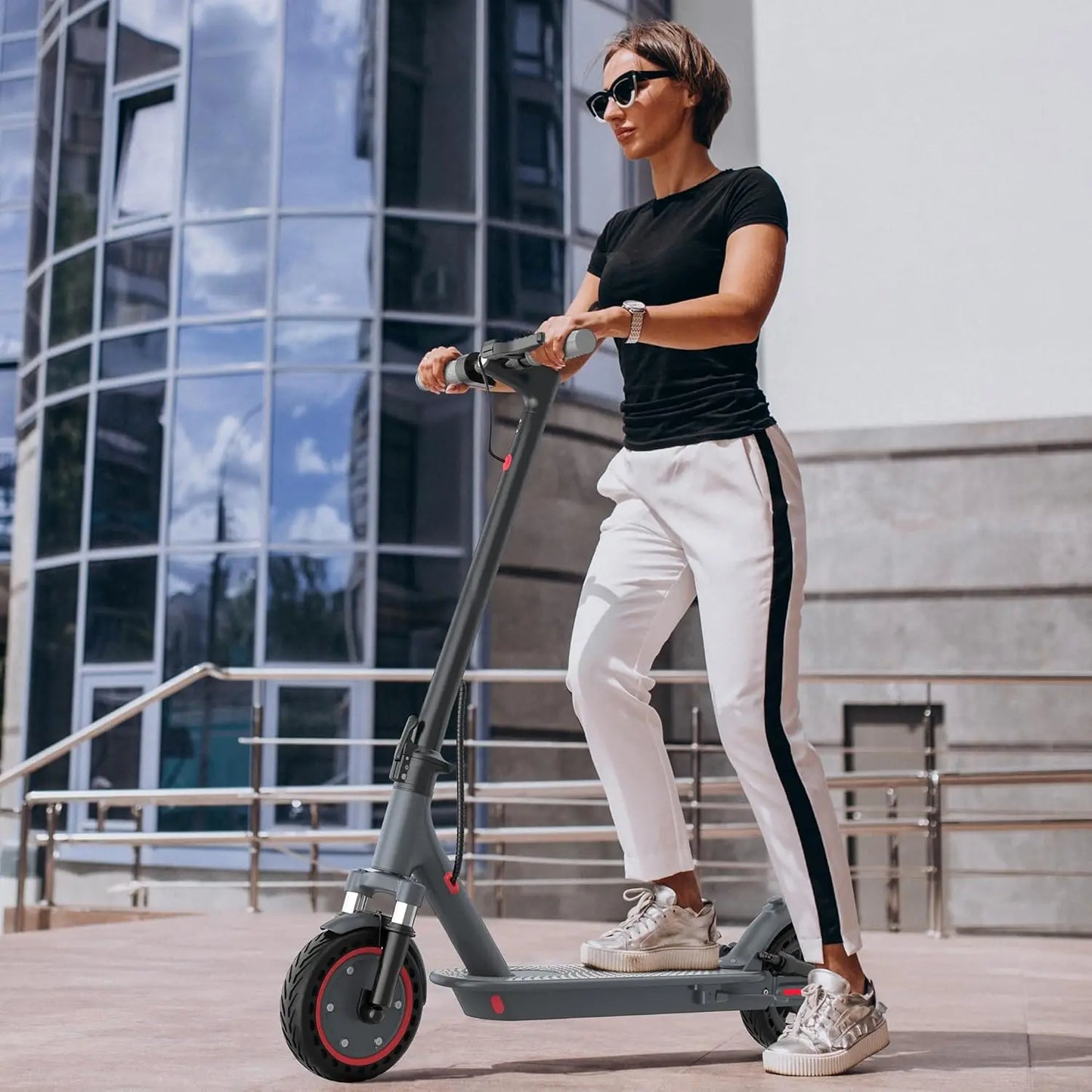2026 Electric Scooter for Adults - 500W Motor, 22MPH, 24-Mile Range, Foldable with APP Control