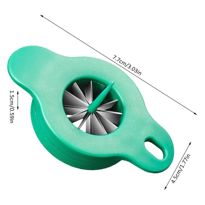 Green Onion Easy Slicer Shredder - Plum Blossom Cut, Superfine Vegetable Shredder for Kitchen Accessories