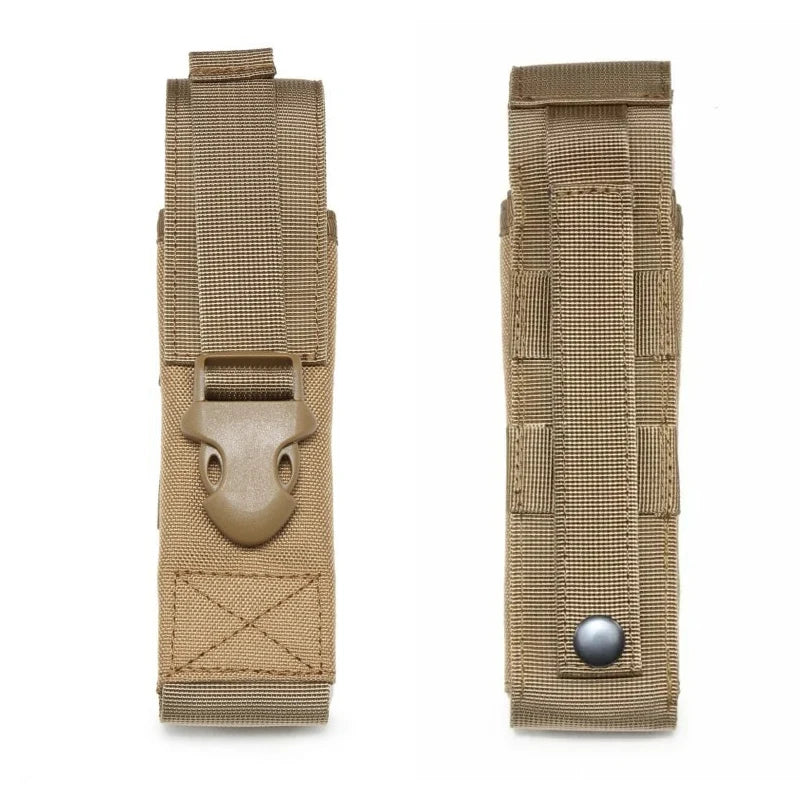 Tactical MOLLE EDC Waist Bag β Outdoor Flashlight & Tool Pouch for Camping, Hiking, Hunting & Field Use