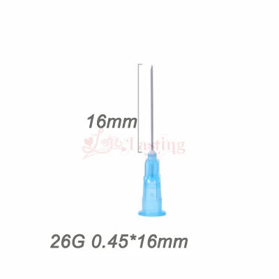 25pcs Disposable Sharp Needles (18G 25G 27G 30G 31G 32G 34G) - Sterile Stainless Steel for Hyaluronic Acid & Tattoo Use