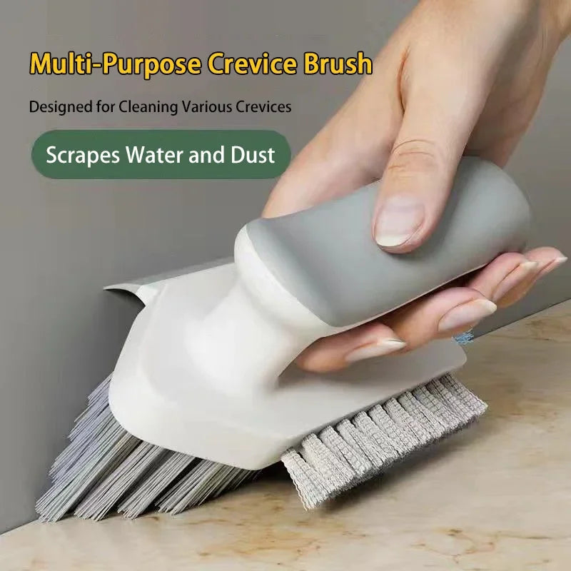 4-in-1 Cleaning Squeegee Brush - Multi-Purpose Gap, Groove, Glass, Kitchen, Bathroom & Tire Cleaning Tool