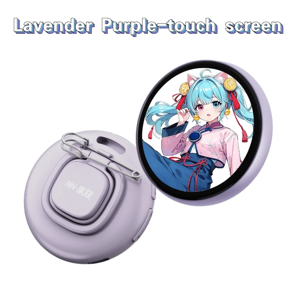 Dynamic Electronic Display Badge - Small Outdoor Digital Pendant for Fashion, 2D Display & Home Decor