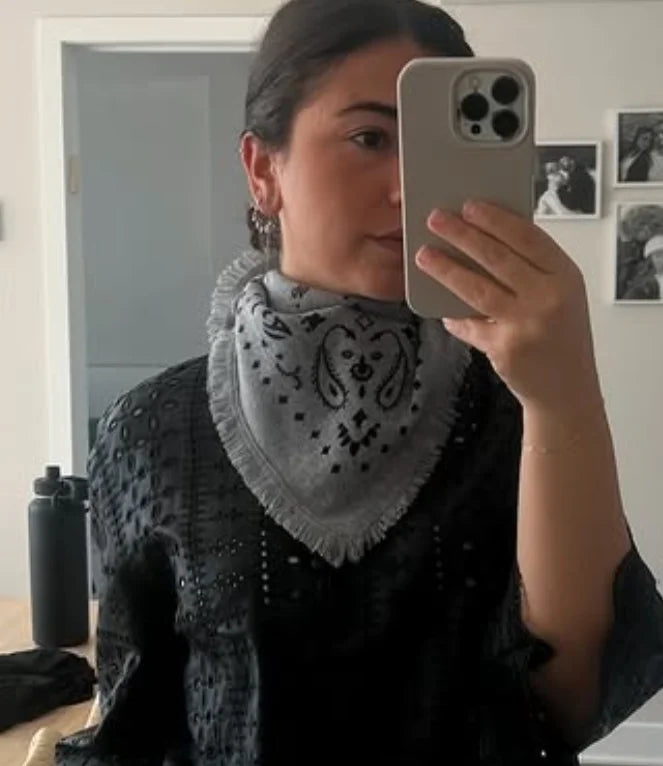 Printed Tassel Scarf for Women β Lightweight Soft Spring Autumn Windproof Shawl Neckwear Casual Fashion Accessory