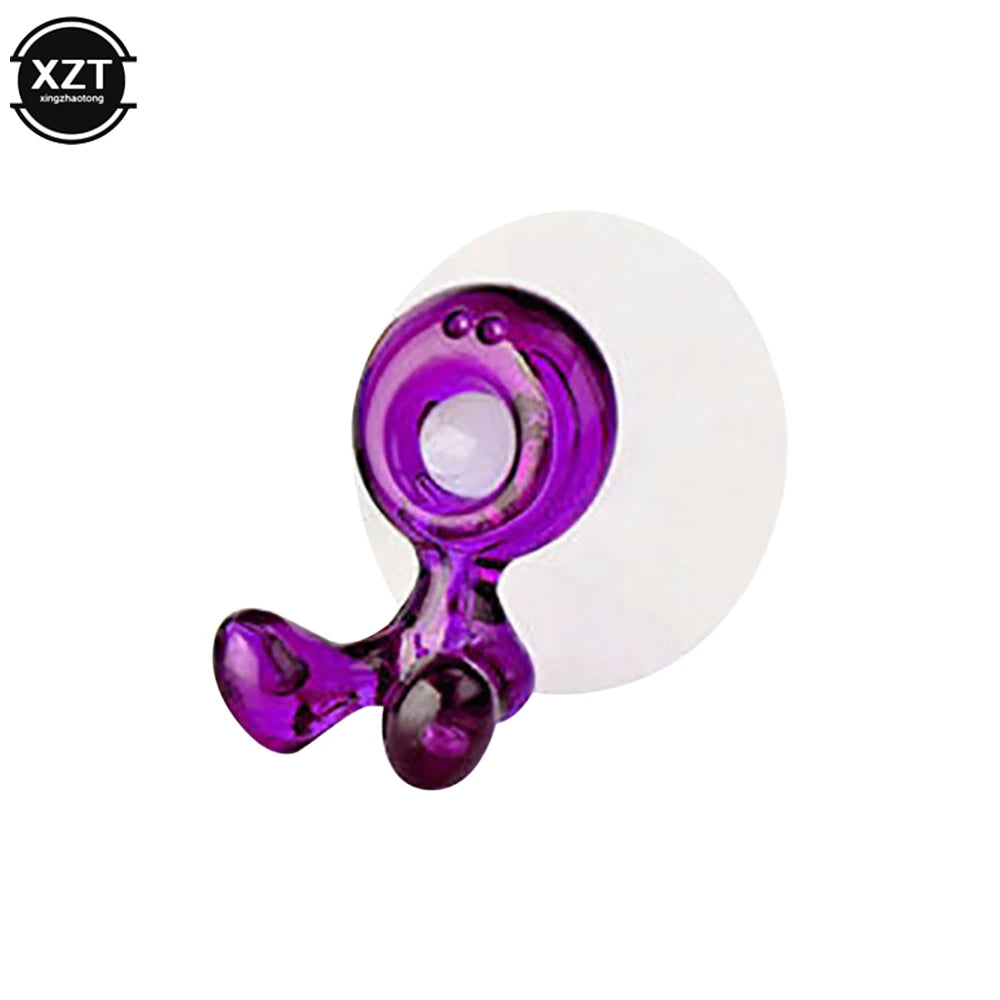 Wall Mount Toothbrush Holder - Bathroom Suction Cup Rack for Toothbrush Storage & Space-Saving Organization
