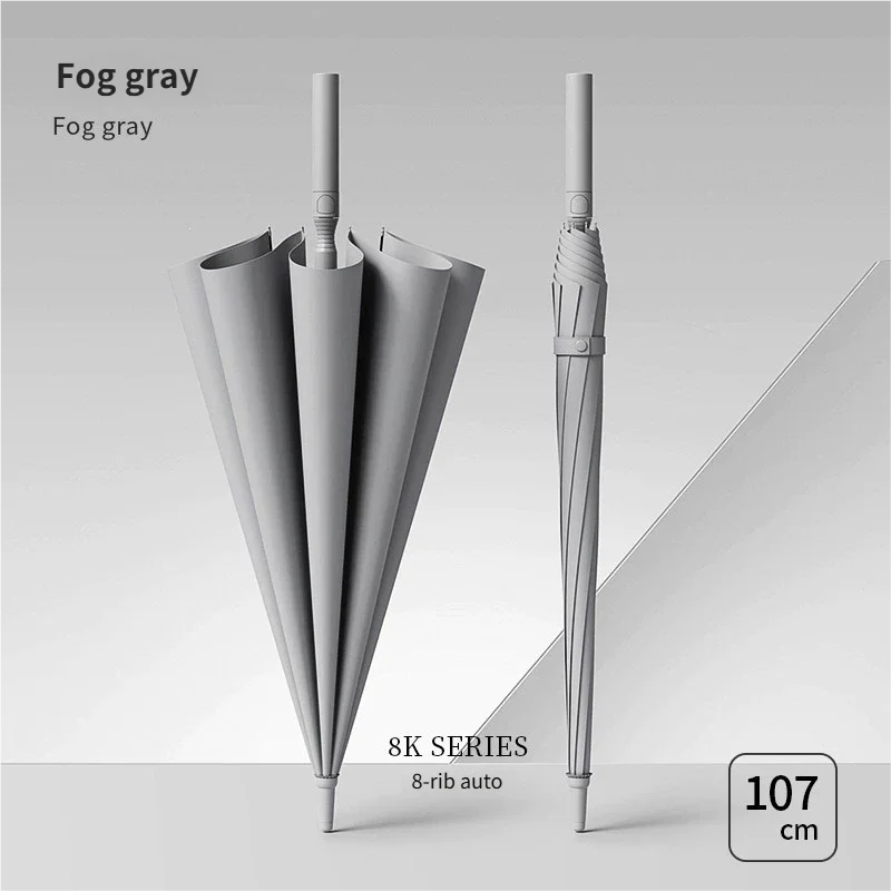 Extra Large 24-Rib Automatic Umbrella - Double-Layer Windproof Stormproof Family Rain Umbrella
