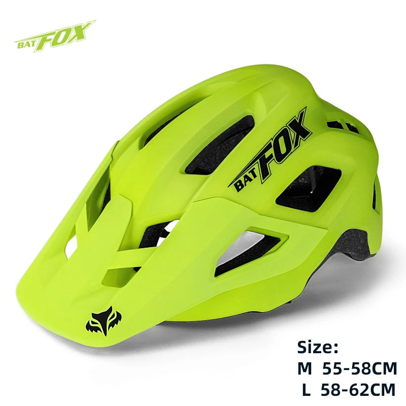 BATFOX Men's Cycling Helmet – MTB Mountain Bike Racing Helmet, Speedframe Casco para Bicycle