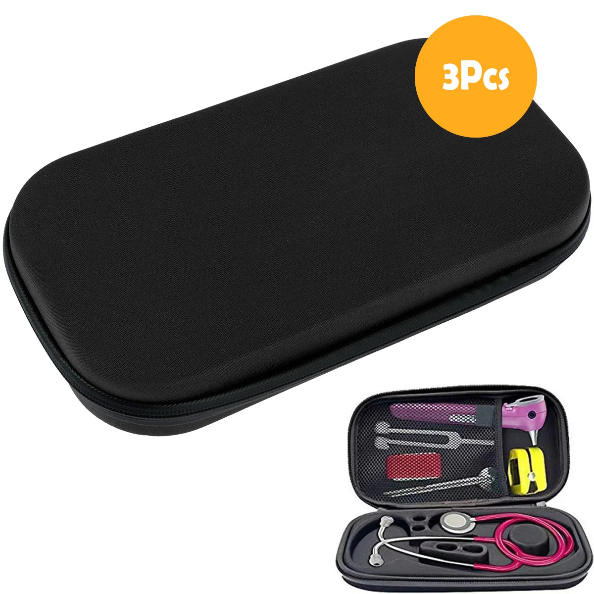 Shockproof Stethoscope Case – Portable Lightweight Medical Storage & Travel Carrying Bag Organizer