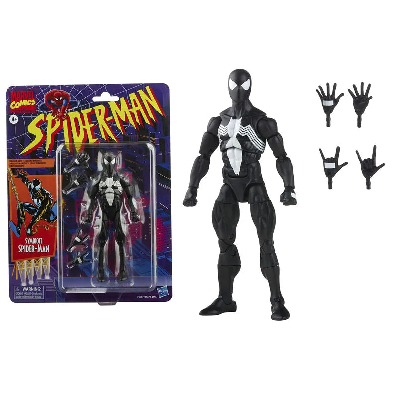 Hasbro Spider-Man 2099 Miguel O’Hara Action Figure — Legends Venom & Deadpool, Change Face Statue Model Doll Toy Gift for Kids