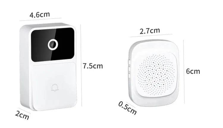 WiFi Video Doorbell Camera – Wireless HD Security, Night Vision, Two-Way Intercom, Voice Changer for Smart Home